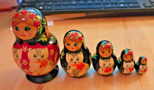 Matrioska russa bambole nido - 5,