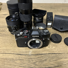 Konica Autoreflex T4 Autoreflex-T4 Body  Con Accessori
