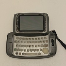T-Mobile Sidekick Hiptop cellulare vintage originale così com'è grigio/argento