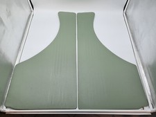 Coppia pannelli posteriori Fiat 600 D verdi green Interior rear panel E Abarth 2