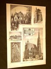 In Austria nel 1886 Duomo di Santo Stefano a Vienna Villa Gerold San Salvatore