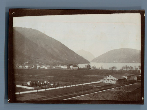 Italia lago como vintage - italia,, di