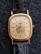 Orologio da donna vintage placcato oro - Saba (Swiss Made)