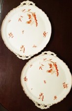 Coppia Piatti Torta – Vassoio per Dolci  - Richard Ginori - 1735 Galli Rossi