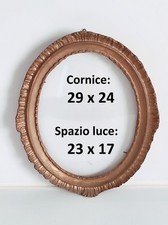 Cornice ovale antica dorata 29