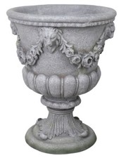 Fioriere Barocco Fioriera Antico Vaso da Fiori Teste Leone Giardino Anfora 50cm