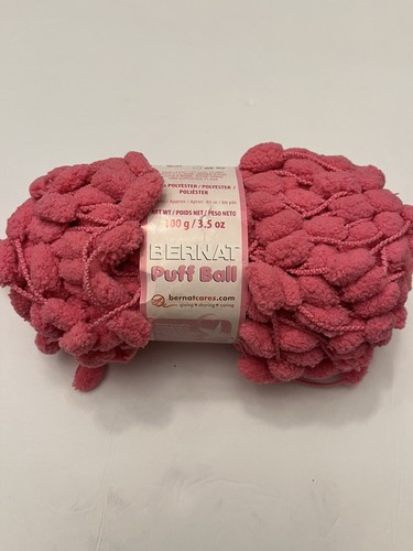 Bernat puff ball filato - puff, rosa