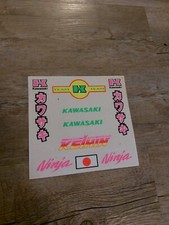 KIT ADESIVI KAWASAKI NINJA ANNI 90 ORIGINALI VINTAGE NOS