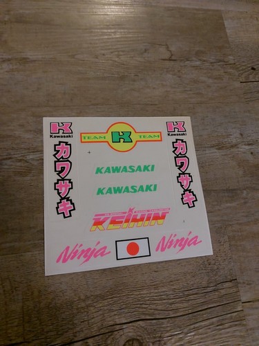 Kit adesivi kawasaki - adesivi,