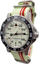 Vostok Komandirskie 2431.01 18011B russo militare orologio automatico, meccanico