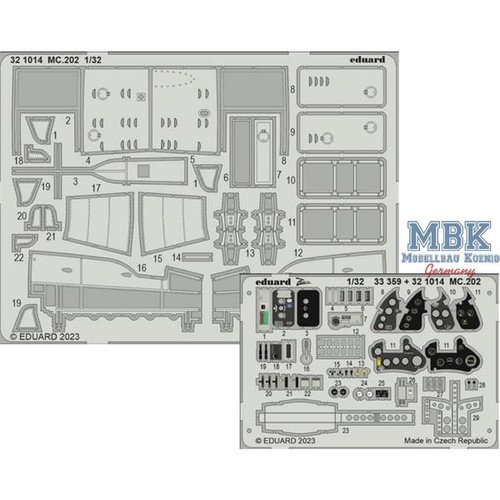 Eduard ed321014 macchi 202 - eduard,