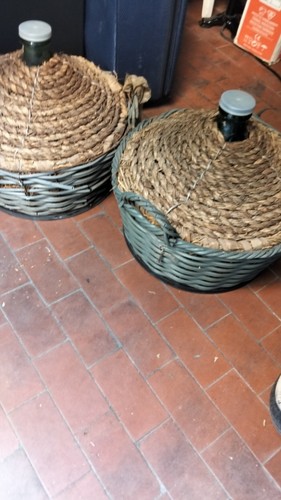 Coppia damigiane litri - coppia,