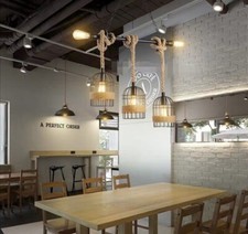 LAMPADARIO ROPE A CORDA CANAPA