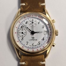 Orologio Lorenz 11682 Cronografo Vintage Manuale 36mm ETA Valjoux 7765 Funziona