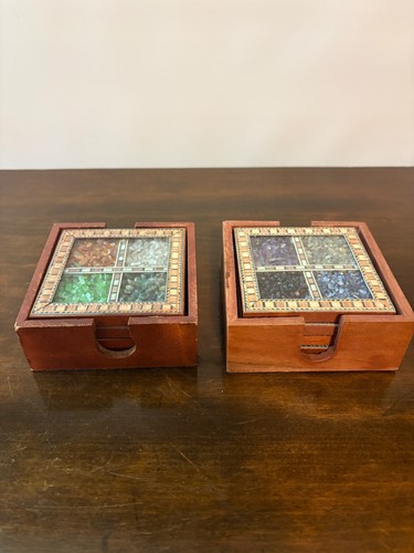 Set sottobicchieri - set, di