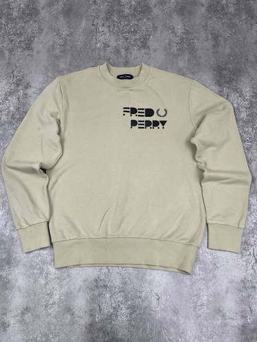 Fred perry felpa uomo beige - uomo,