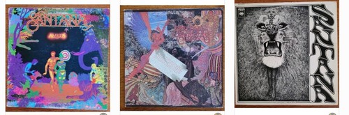 Santana 3lp lot 1969 - santana,