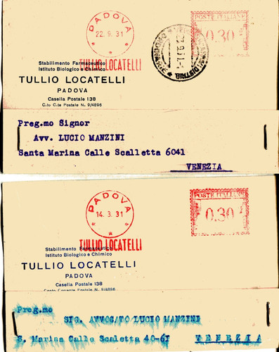 Due affrancatura - (b4119), c.