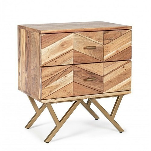 Comodino vintage legno - vintage,