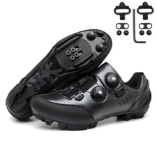 Scarpe Ciclismo MTB Uomo Autobloccanti Bici da Strada con Tacchetti SPD Scarpe Bici 