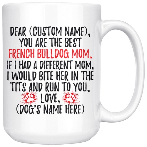Tazza personalizzata bulldog - personalizzata,
