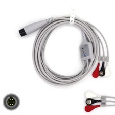 Cavo a scatto EKG ECG 6 pin 3