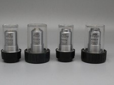 Set oggetti microscopio PZO RMS 4 obiettivi lotto sfuso #VO11