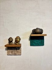 Set 2 mensole da parete in