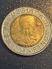 Moneta 500 lire San Marino