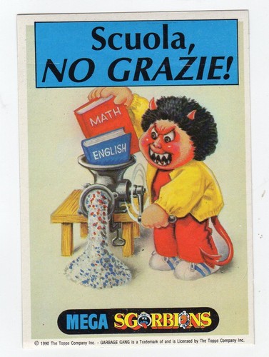 Figurina cards mega sgorbions - mega,
