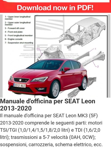 Manuale officina per seat - d'officina,