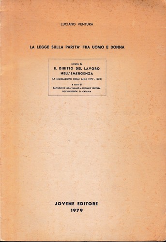 Legge sulla parità fra - sulla,
