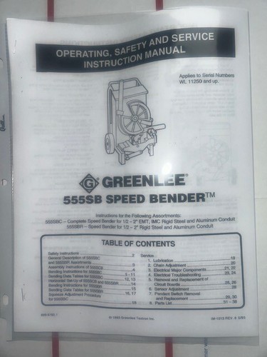 Manuale per una curvatubi