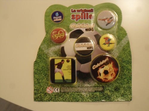 Calciatori mag panini spille - calciatori, 6