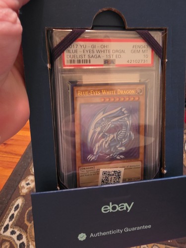 Psa blue eyes - white, dragon