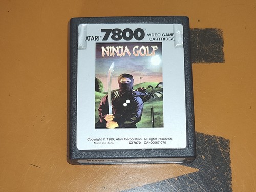 Atari 7800 ninja - golf, pal