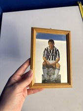 QUADRO QUADRETTO A SPECCHIO CALCIATORE ROBERTO BAGGIO CALCIO JUVENTUS VINTAGE 90