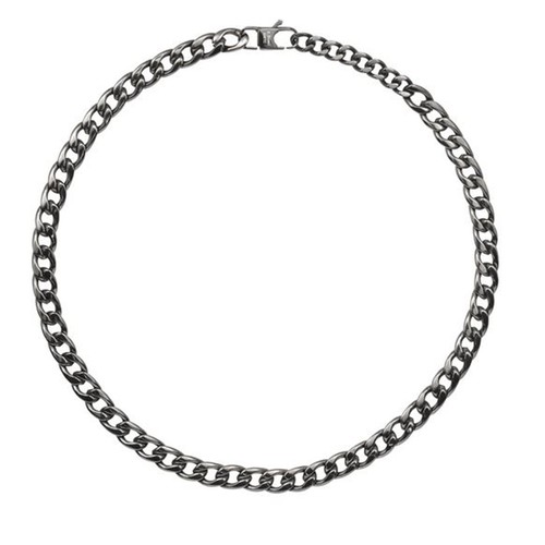 Collana uomo acciaio block - acciaio,