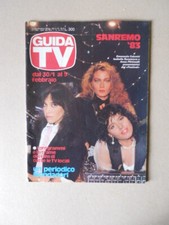 GUIDA TV n°4 1983 Festival di Sanremo Pettinelli Falcetti Russinova [G911]