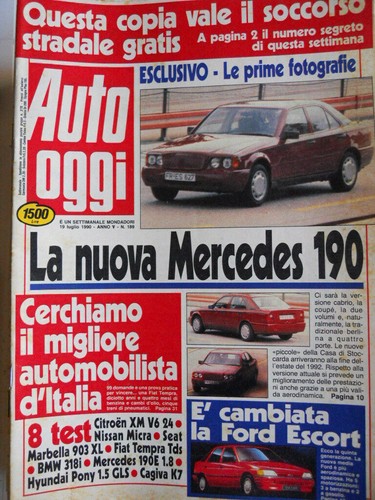 Auto oggi 189 - oggi, n�189
