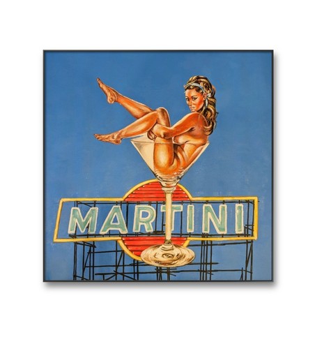 Martini miss dipinto mano - miss,,