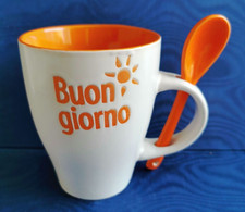 Tazza colazione arancione