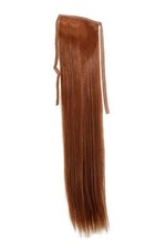 Toupet treccia rosso marrone - toupet,
