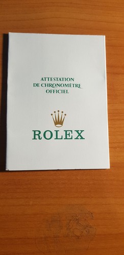 Rolex attest garantie carta - rolex, attest/garantie