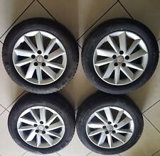 6J0601025M SET 4 CERCHI IN LEGA 6JX15 ET38 SEAT IBIZA 2013 CON GOMME 185/60 R15