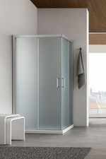 BOX DOCCIA QUADRATO OPACO