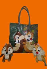 Bag Chip & Dale Plush Soft Toys pupazzi Peluche disney CIP & CIOP + Borsa 