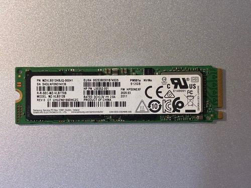 Ssd samsung pm981a - samsung, m.2