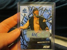 2025 UPPER DECK AEW SP GIOCO USATO MARK BRISCOE AUTO #39 - LEGGI!