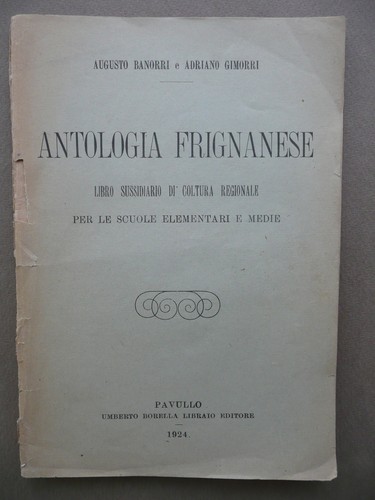 Antologia frignanese - antologia,